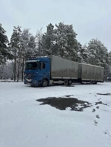 mercedesbenz actros грузовик: Тягач, Mercedes-Benz, Тентованный — 1