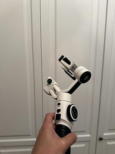 poco 5pro: Стабилизатор для смартфона Zhiyun Smooth 5S (белый) - Трёхосевой — 2