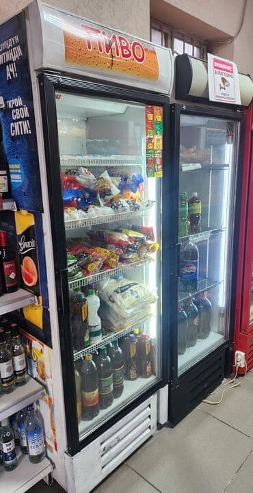 витриные холодильники: Для напитков, Для мяса, мясных изделий, Для молочных продуктов, Турция, Б/у — 1