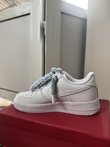 обувь drop: Мужские кроссовки, 40.5, 41, 41.5, Nike, Новый, цвет - Белый, Бесплатная доставка — 3