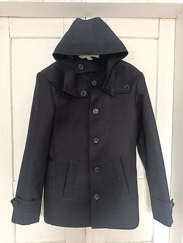 Мужское демисезонное пальто черное. Особенности: - Два варианта at lalafo.kg Мужское демисезонное пальто черное. Особенности: - Два варианта