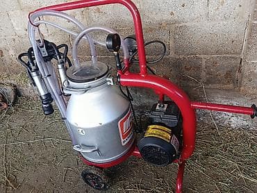 Доильный аппарат на тележке - Тип: мобильный вакуумный доильный