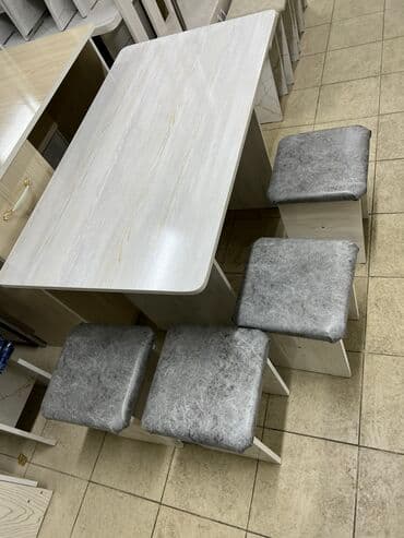 Столы: Стол тобуретка стол стуля размер 110на64 тобуретка4шт высота стола75 — 27