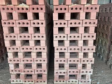 Үй жана бакча: Тешиктүү, Бышкан кирпич, Бирдик, 250×120×65 — 4