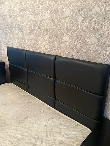 Оңдоп-түзөө жана курулуш: Спальный гарнитур: Шкаф-купе обьемный с зеркалом Прикроватная тумба — 3