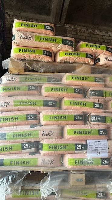 Шпаклевка финишная AlinEX FINISH, мешок 25 кг - Назначение: финишное