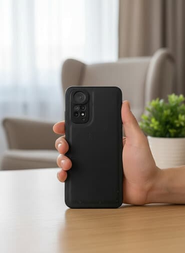 редми х: Redmi, Redmi Note 11, Колдонулган, 128 ГБ, түсү - Кара, 2 SIM — 1