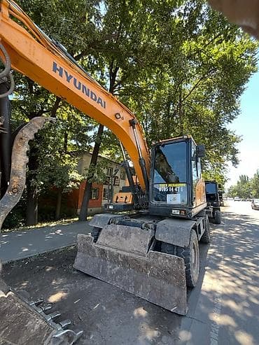 навесной экскватор: Экскаватор, Hyundai, Колесный — 7