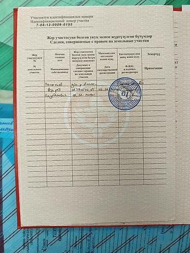 Жер тилкелерин сатуу: 5 соток, Курулуш, Кызыл китеп, Сатып алуу-сатуу келишими — 3