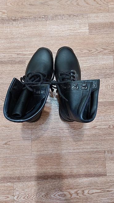 туфли военные: Берцы новые/армейские летние (весна, осень) ботинки черные, размер 44 — 3