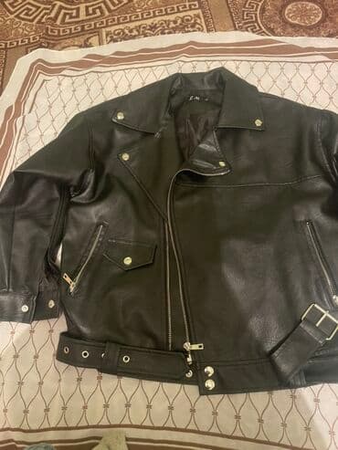 дождевик для велосипедистов: Кожаная куртка, Косуха, Натуральная кожа, L — 2