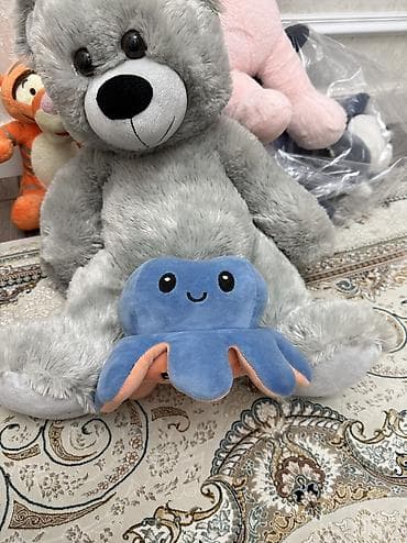 большие плюшевые игрушки: Мягкие игрушки – большая подборка персонажей и зверят почти новые — 7