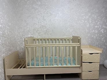 крп: Детская кровать трансформер, Другой тип, цвет - Бежевый — 1