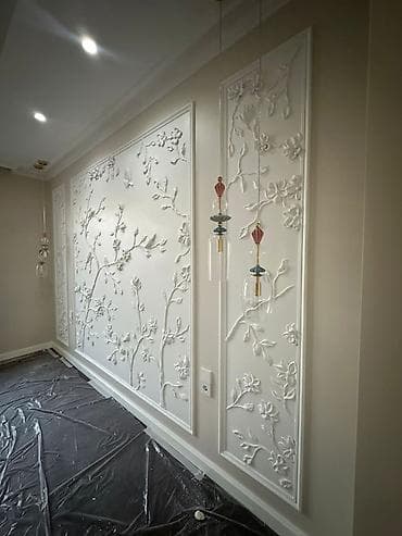 Ковры: Объёмная настенная панель с художественной лепниной - Декоративная — 2