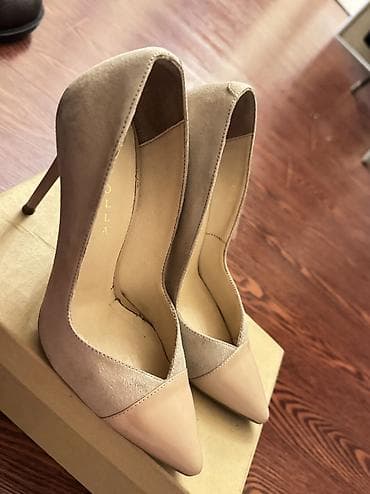 туфли женские бежевые: Классические женские туфли на высоком каблуке. Варианты: - Черные — 3