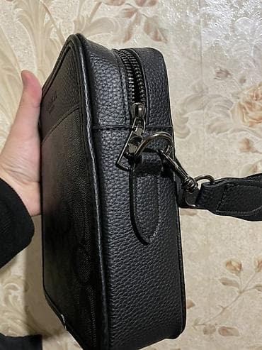 Классическая сумка, Coach, Материал: Комбинированный материал, Застежка на молнии, Унисекс, Новый