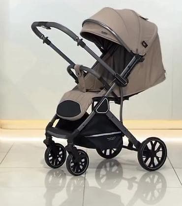 rant flex: Прогулочная коляска Kidilo (бежевый цвет) Прочная рама, компактное — 3