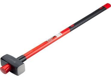 рихтовочный молоток: Кувалда, вес 4 кг, фибергласовая обрезиненная рукоятка от немецкой — 2