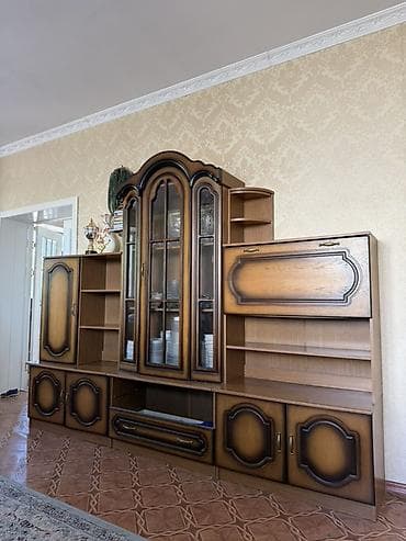 стенки для посуды: Гарнитур для зала Характеристики: - Материал: ЛДСП/МДФ с — 1