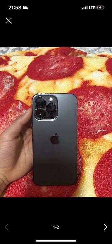 10 pro max: IPhone 13 Pro, 128 ГБ, Графит, 76 % — 4