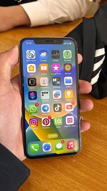 iphone 12: IPhone X, 64 ГБ, Серебристый — 5