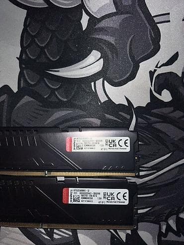 hyper x: Оперативная память, Б/у, Kingston Fury, 64 ГБ, DDR5, 5200 МГц, Для ПК — 2