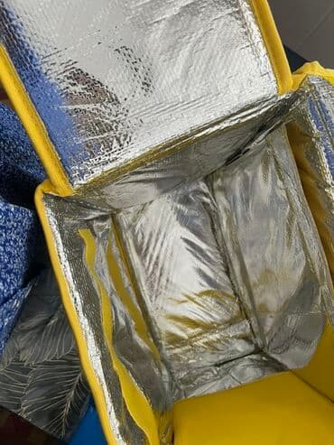 армейские ножи: Терморюкзак для доставки еды, выполненный в ярком желтом цвете с — 3