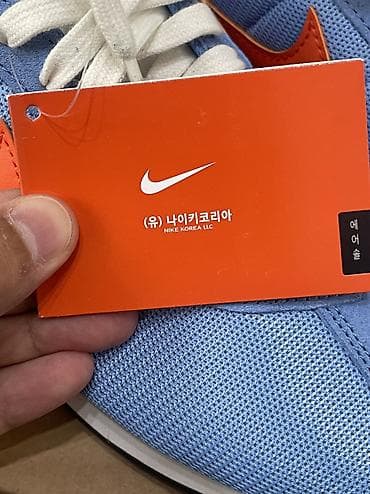 nike force: Мужские кроссовки, 42, 42.5, Nike, Новый, цвет - Голубой, Самовывоз — 7