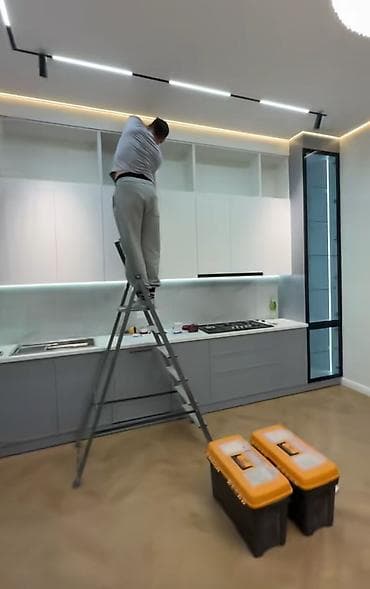 Мебель: Спальный гарнитур, Двуспальная кровать, цвет - Черный — 10