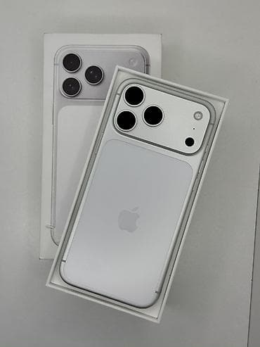 обмен на электро: IPhone 17 Pro Max, Б/у, Серебристый, Кабель, Коробка, 100 % — 3