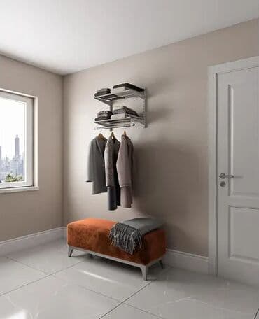 инструментальный шкаф: Гардеробная система Практик Home Basic G60 графит — — 3