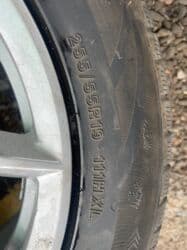 шины на внедорожник: Шины 255 / 55 / R 19, Зима, Б/у, Комплект, Внедорожные (АТ/МТ) — 1