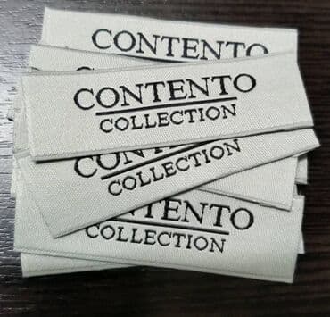 наклейка реклама: Маркировка одежды: ярлыки, этикетки, бирки с Вашим брендом — 1