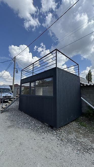 дом из дерева переносной: Модульное здание с эксплуатируемой кровлей и наружной лестницей для — 3