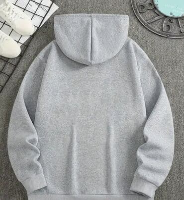 вязаный летний кардиган: Спортивный костюм из меланжевого серого трикотажа. - Толстовка с — 4