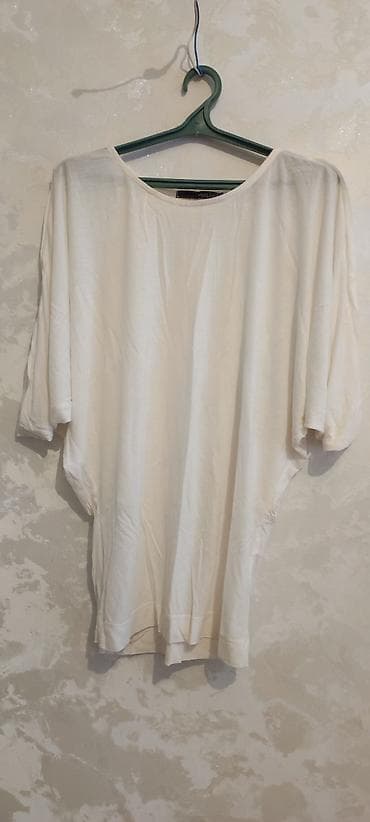 casio a168: Белая,новая кофточка кокетка🔥, фасон летучая мышь, производство — 1