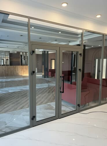 набор ключ ролф: Двери алюминиевые на заказ Алюминиевый тамбур. Стеклянный тамбур — 1