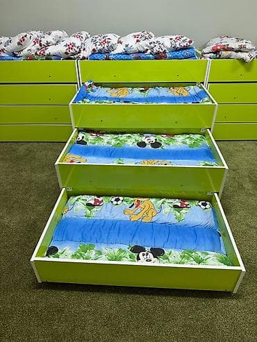 Детская кровать трансформер, Новый, Другой тип, цвет - Зеленый