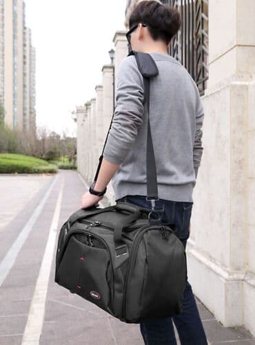 сумка для беременных: Сумка универсальная дорожная/спортивная - Цвет: черный - Формат — 13