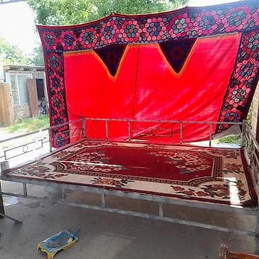 диван 2 кишилик: Тапчан 3 x 2 x Металл — 1