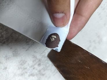 кийим утук: Футболка A Bathing Ape (BAPE) с принтом APE HEAD - Белая футболка с — 4