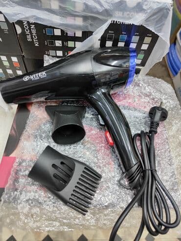 сухой фен в машину: Фен Vitek, Бытовой, Концентратор, Поворотный шнур — 3