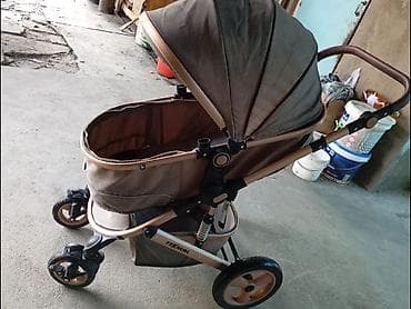 Коляска, Другой бренд, цвет - Коричневый, Новый