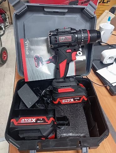 плиткарез электрический: Дрель-шуруповерт аккумуляторная VITTON VT10048 (brushless) - — 3