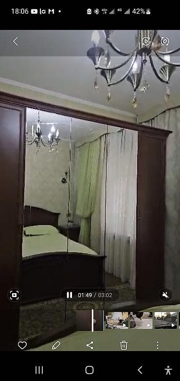 flat in osh: 2 комнаты, Собственник, Без подселения, С мебелью частично — 3