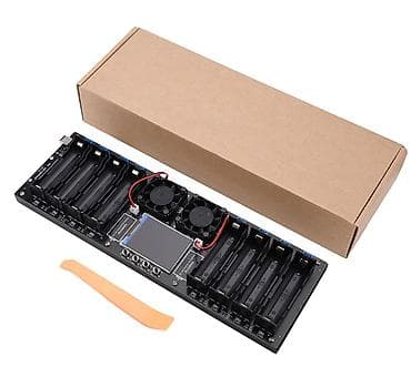 купить зарядку для аккумулятора: 8-канальный тестер внутренноего сопротивления аккумулятора 18650 — 4