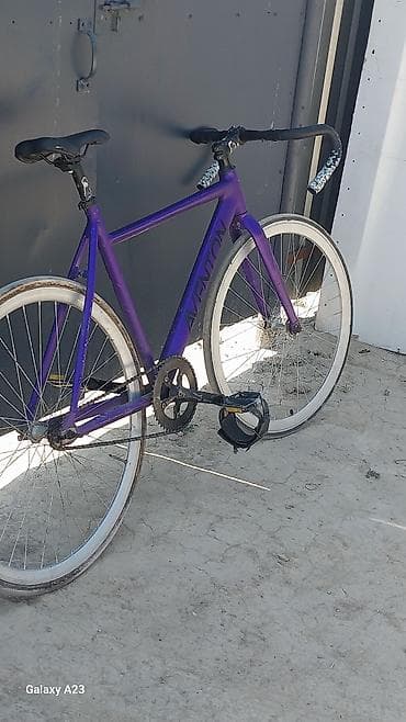 фикс aventon: Фикс-байк Aventon, фиолетовый - Рама: алюминиевая, геометрия — 5