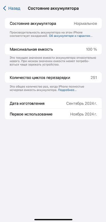 phone 6s: IPhone 16 Pro Max, 256 ГБ, Desert Titanium, Кабель, Коробка, 100 % — 7