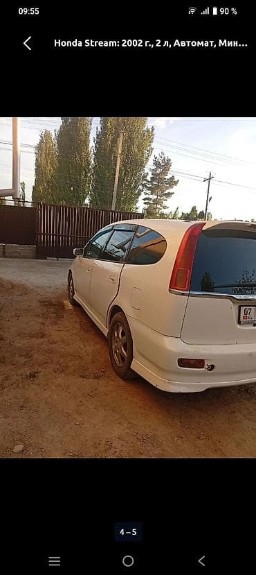 авто телега: Honda Stream: 2002 г., 2 л, Автомат, Бензин, Минивэн — 2
