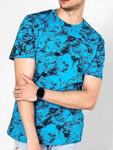 футболка для девушек: Футболка унисекс с абстрактным принтом - Материал: 100% хлопок — — 1